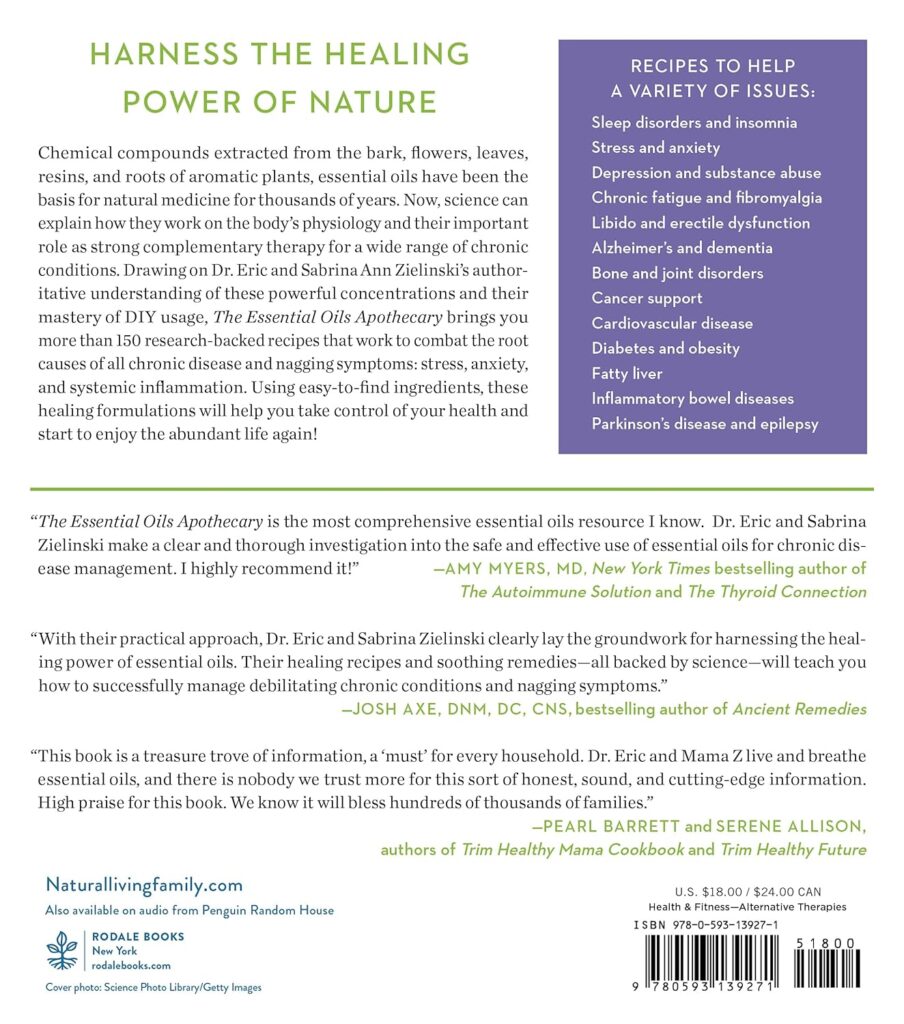 The Essential Oils Apothecary: Advanced Strategies and Protocols for Chronic Disease and Conditions     Paperback – September 7, 2021